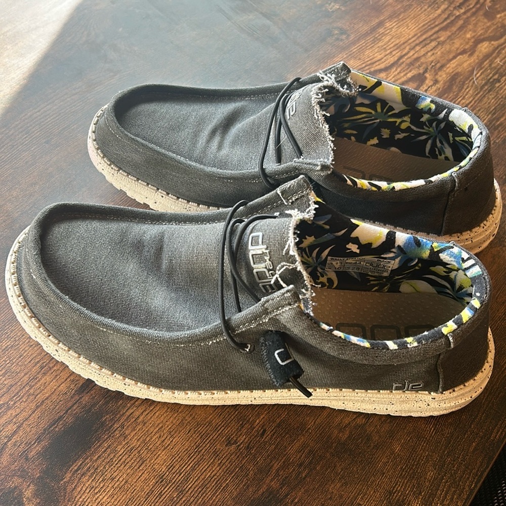 Gently used Hey Dude Wally Stretch slip on shoes